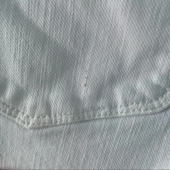 GAP Boyfriend White Denim Jean Shorts 29/8 - Picture 9 of 13